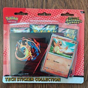 Pokemon Mega Evolution scended Heroes Tech Sticker Collection - Charmander